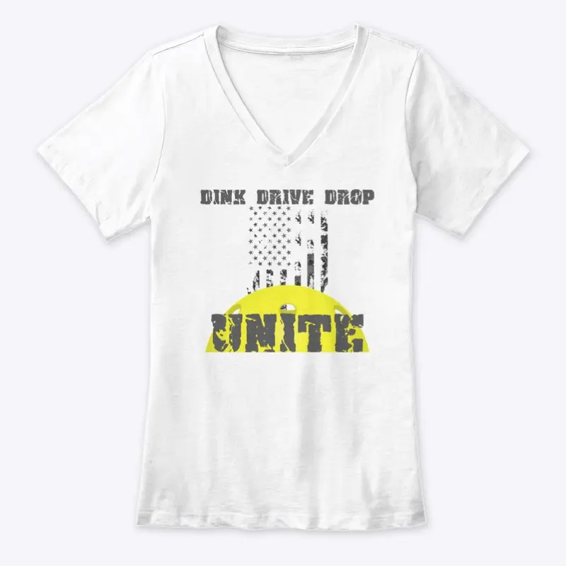 Dink Drive Drop Unite Pickleball Line