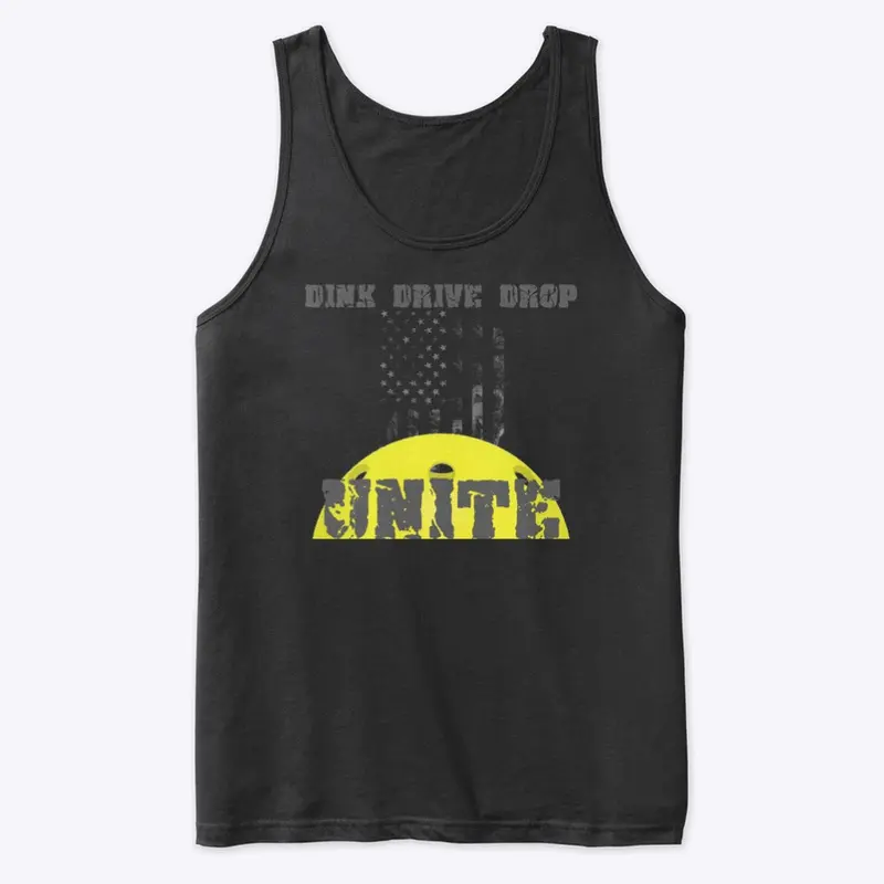 Dink Drive Drop Unite Pickleball Line