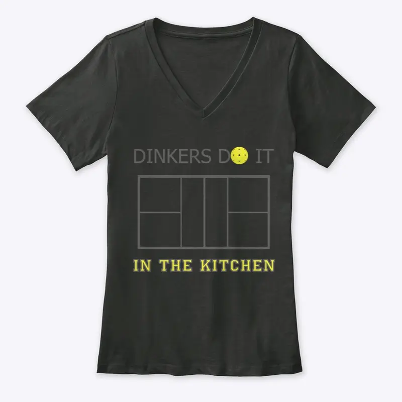 Ladies Dinkers Do It V Neck